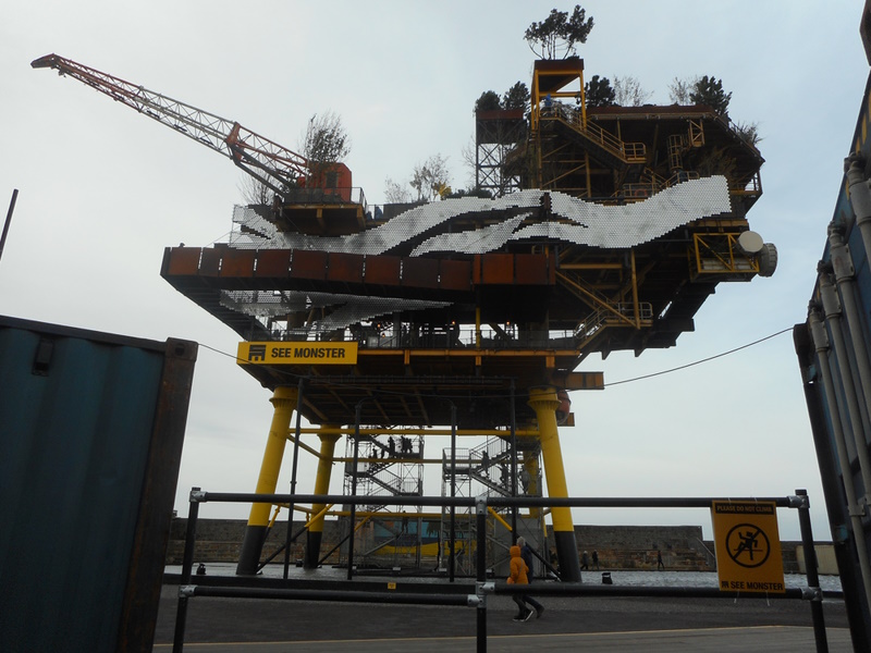 Transformed oil rig